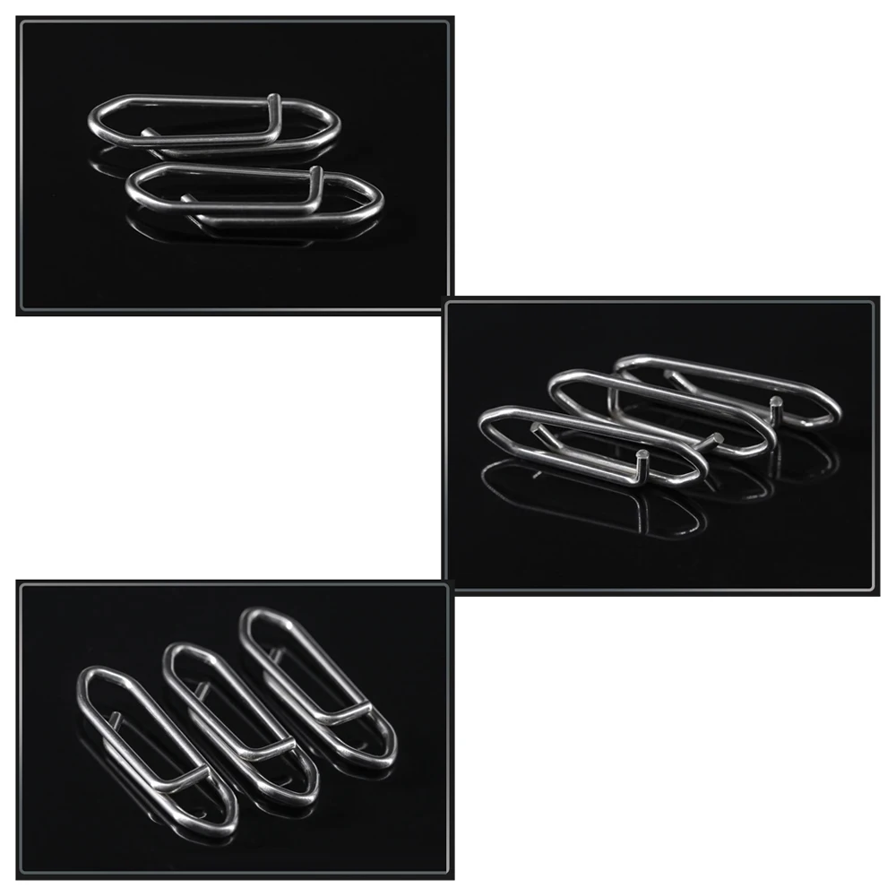 Señuelo de Pesca con punta de 60 uds., barril de Pesca de acero inoxidable, Pin giratorio, accesorios de conector de Pesca, herramientas de Pesca - imagen 4