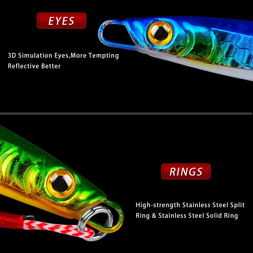 GHOTDA-señuelo de pesca hundido con lápiz, 48-78mm, cebo duro Wobbler, 7g, 10g, 15g, 20g, 30g, anzuelo profesional de Metal para pececillo, aparejos de pesca - imagen 4