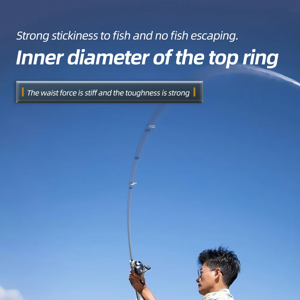 Caña giratoria FishingFans de carbono medio‑alto ligera - imagen 5