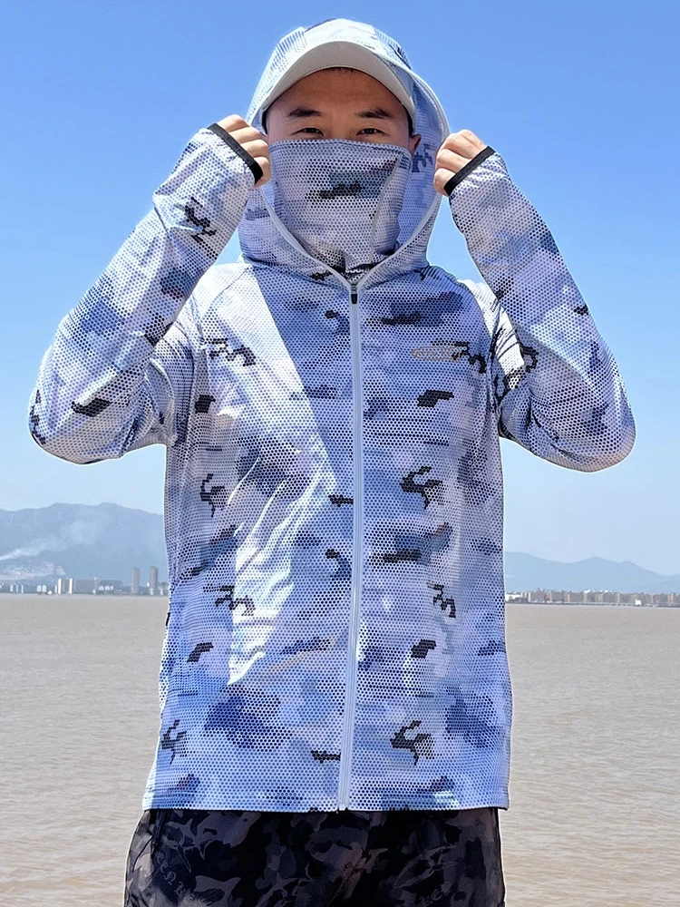 Conjunto de pesca técnica con protección solar UV – Chaqueta y pantalón - imagen 3