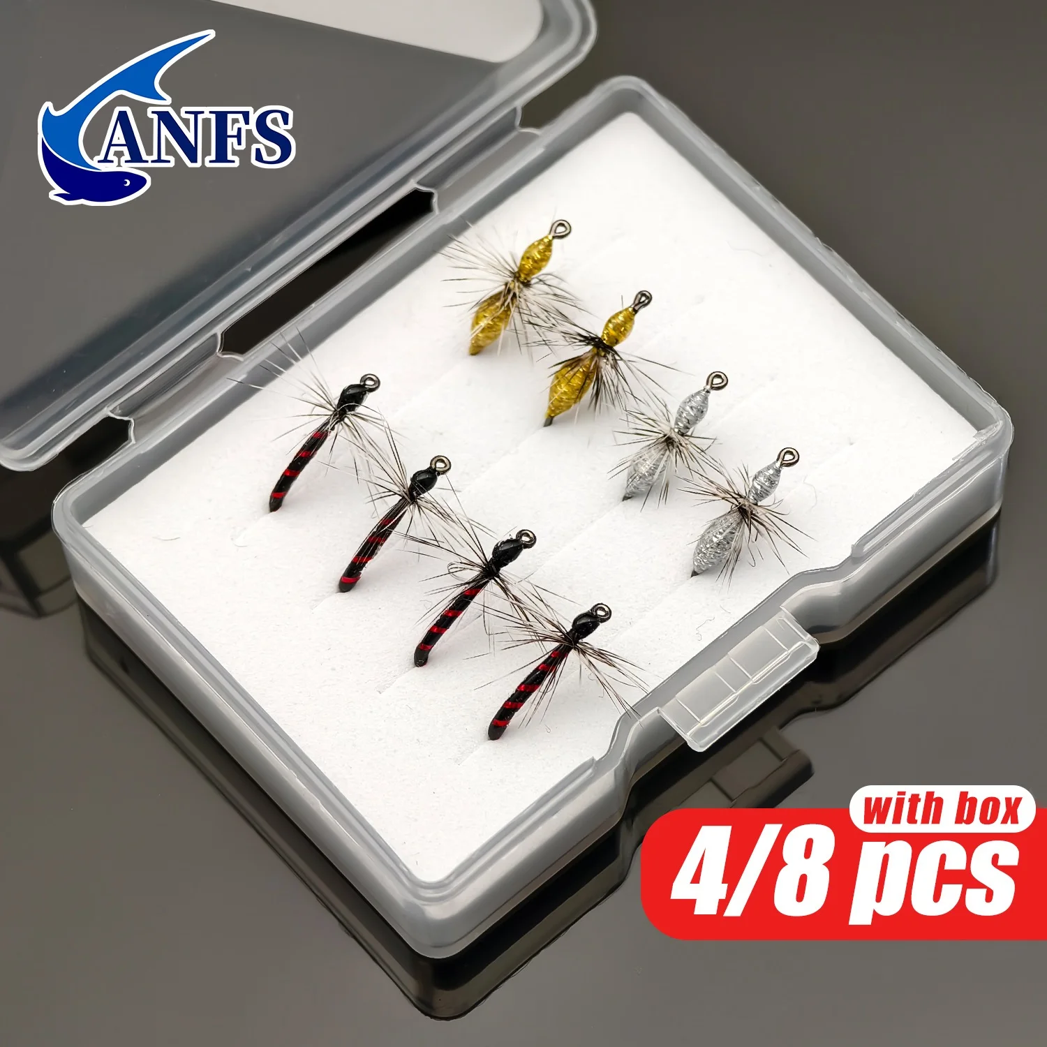 ANFS Ninfa Hormiga ahogada – Mosca artificial para trucha - imagen 3