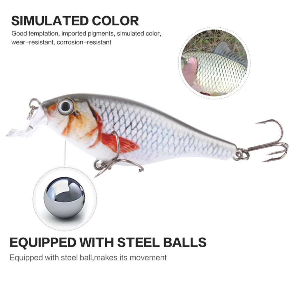 Cebo de plástico duro Super Shadow Shad Crankbait, anzuelo curvo de 8cm y 12g para Pesca de piscardo, aparejos de Pesca Isca Musky Wobbler - imagen 5