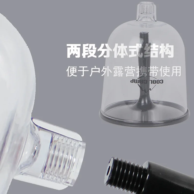 Copa de vino plegable de resina, Copas de plástico desmontables portátiles, ligeras, resistentes a caídas, reutilizables para acampar al aire libre - imagen 4