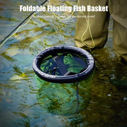 Red Landing Net Plegable Flotante - Contenedor para Peces Vivos