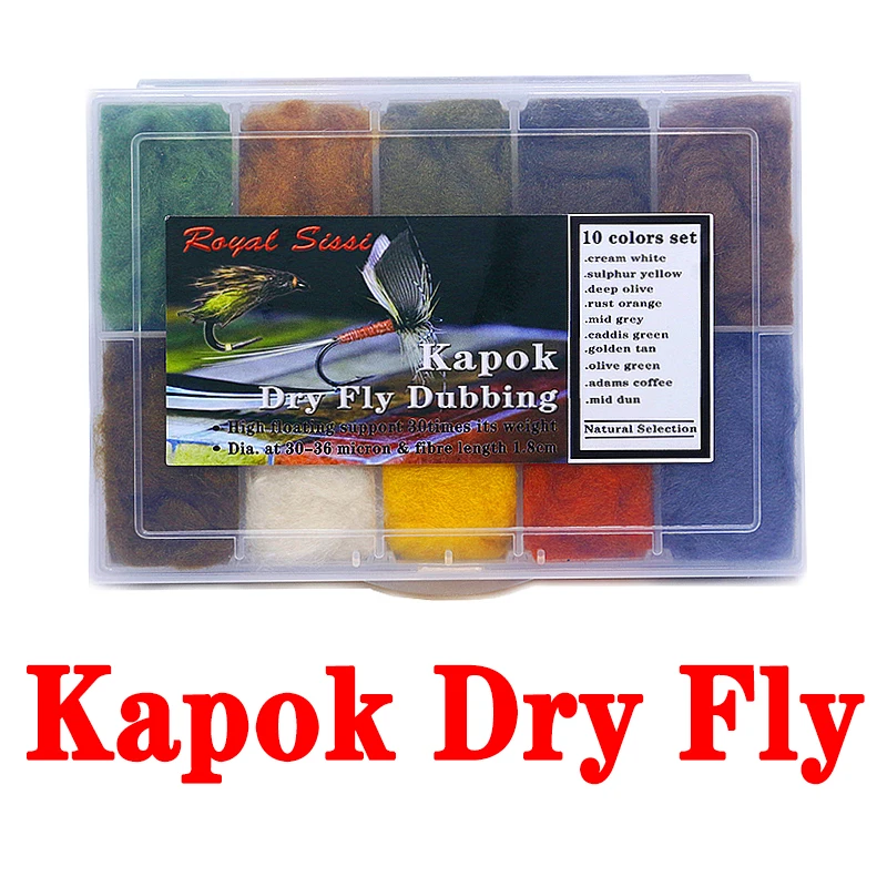 Kapok dry fly dub