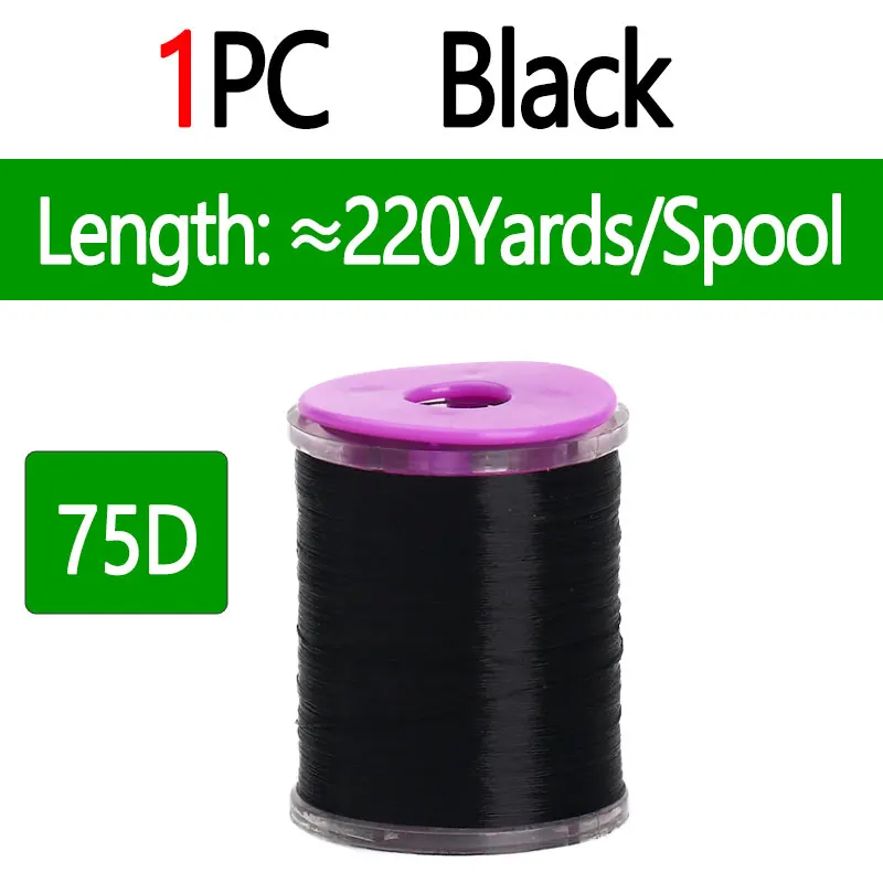 1PC Black 75D