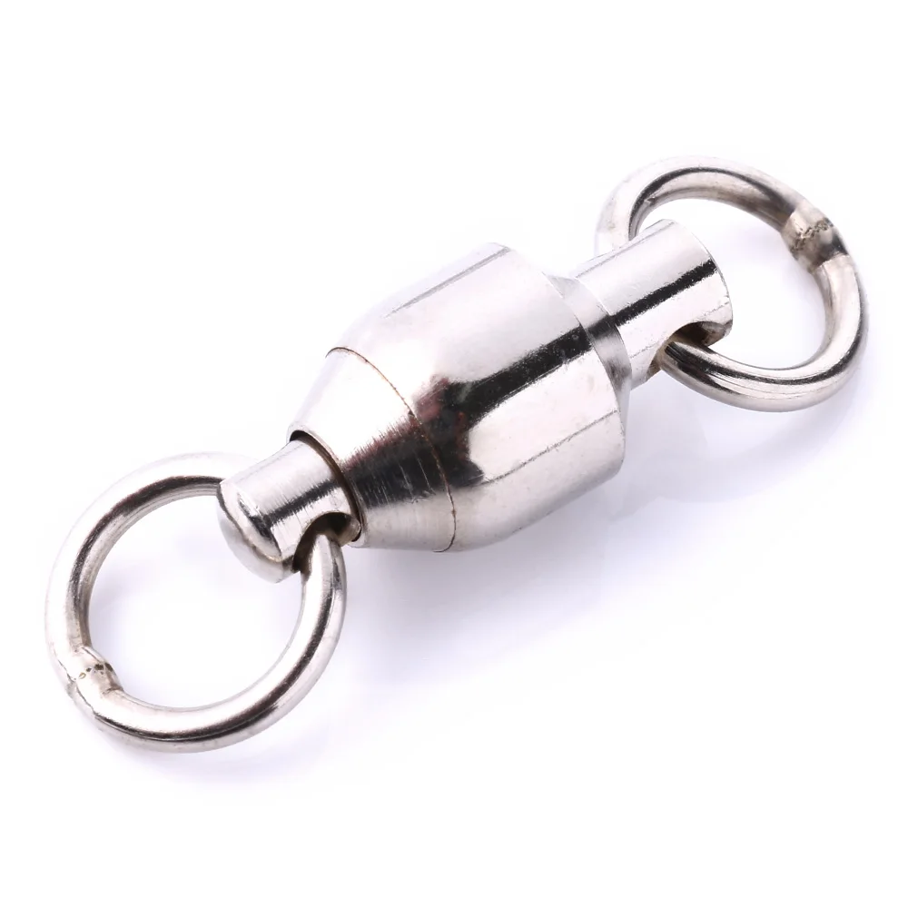 Conectores giratorios acero inoxidable rodamiento bolas pesca arrastre jigging - imagen 3