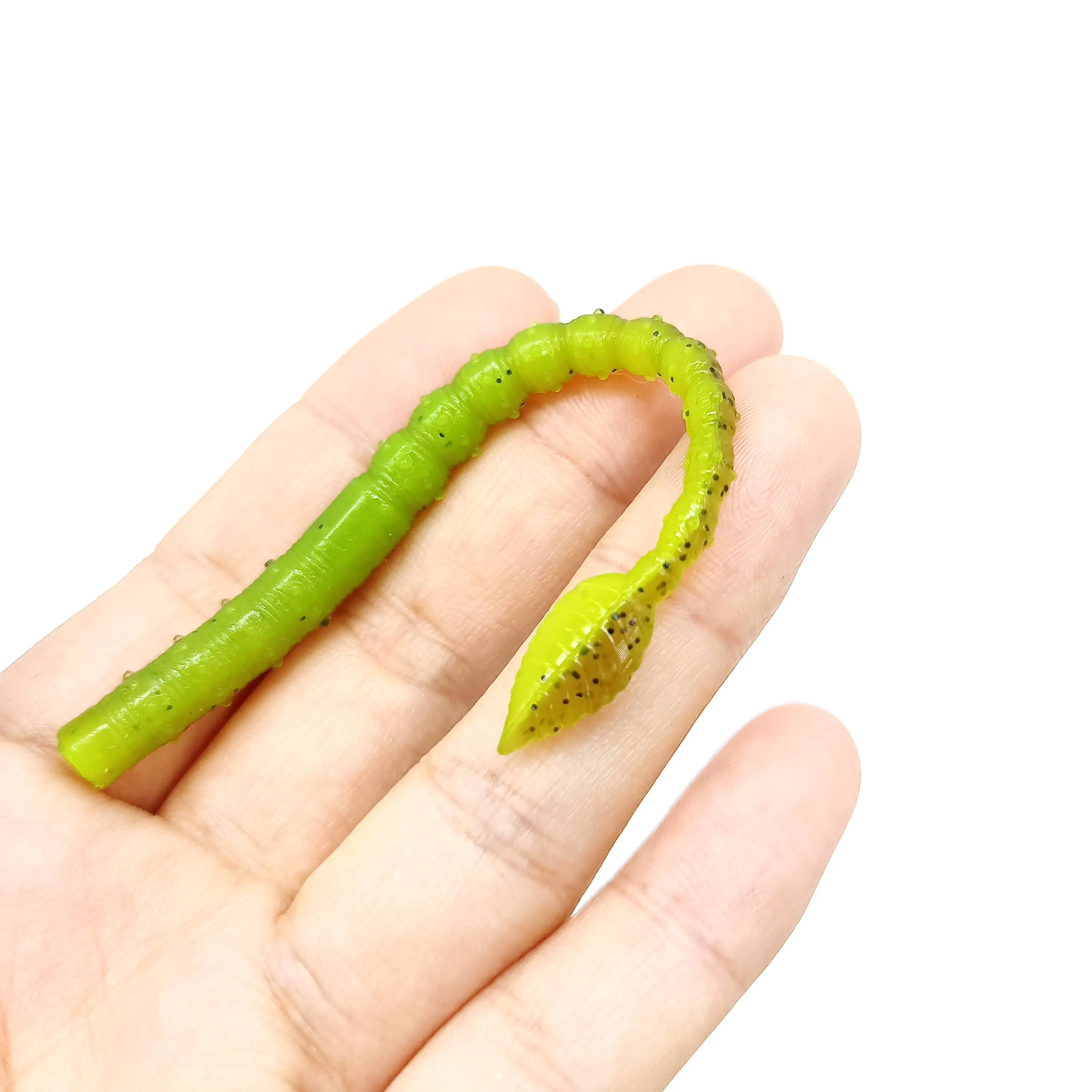 DUODUOYU Cebo blando flotante – Gusano de fideos TPE para pesca deportiva - imagen 5