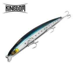 Kingdom Minnow 180mm – Swimbait flotante y hundido para Lucio y Lubina