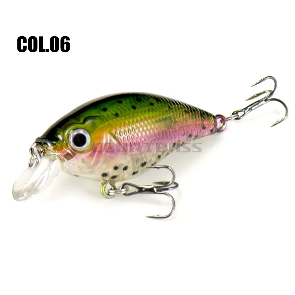 Countbass Crank Bait 46mm 1-13/16" 6,8g 15/64 oz., cebos duros flotantes Chatterbait Wobbler Señuelos de pesca