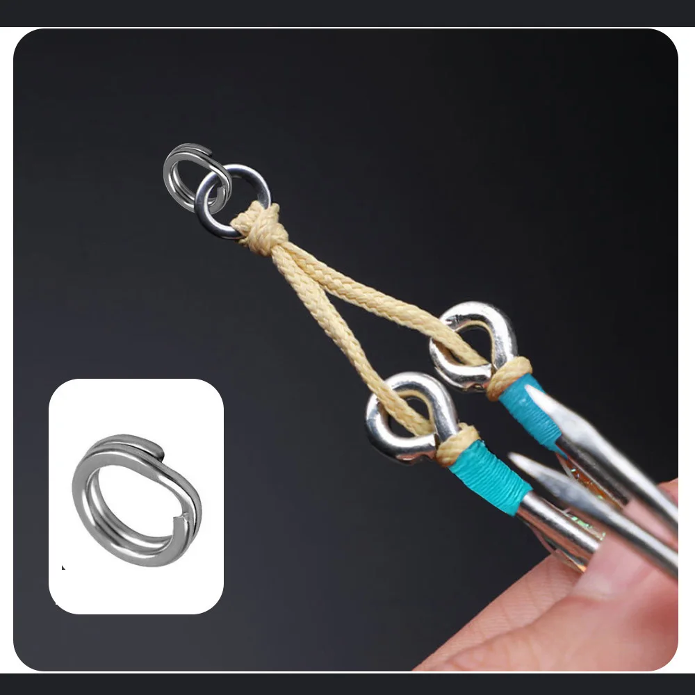 AS 10 pares de anzuelos de pesca que brillan, anzuelo doble, señuelo de plantilla, barco de pesca, anzuelo de Lucio de pesca en el mar, anzuelo de ayuda con púas de Jigging lento/rápido - imagen 3