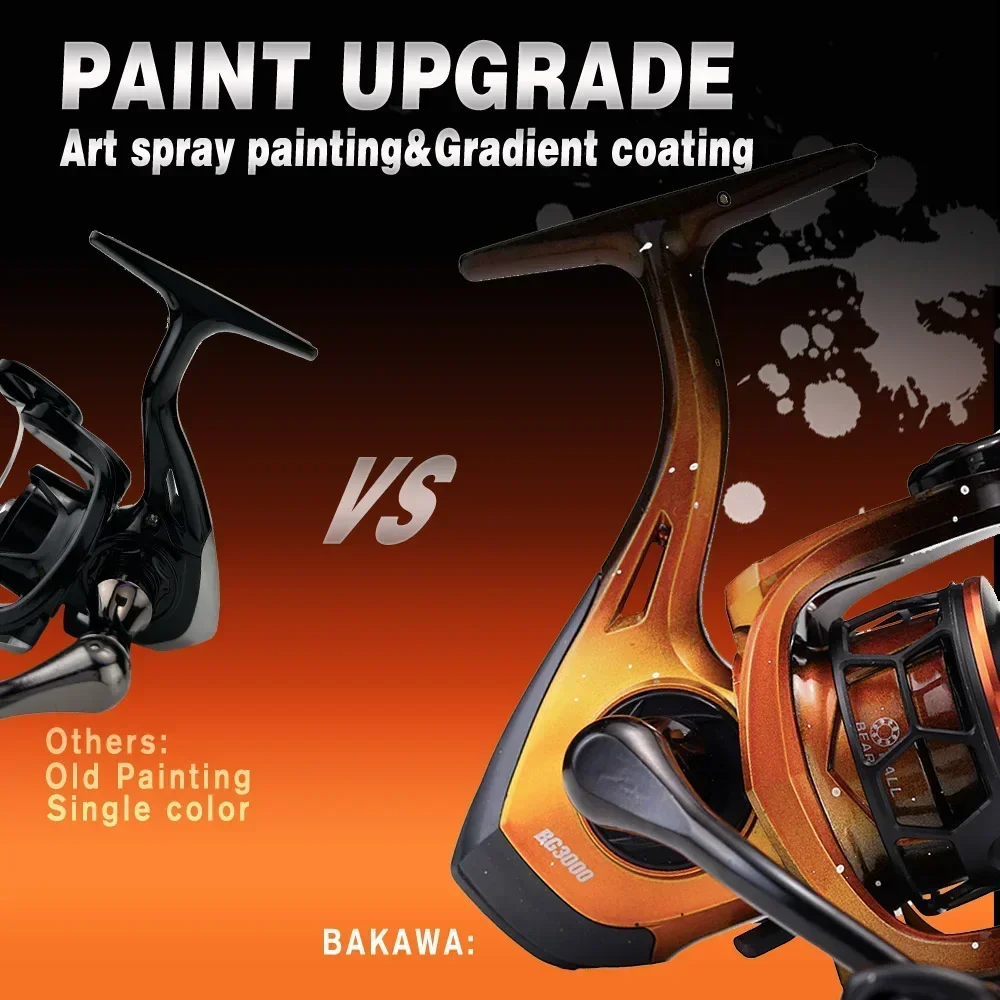 Carrete de Pesca giratorio JOSBY, totalmente metálico, serie 1000, 2000, 3000, rueda de carpa, Pesca 5,2: 1, herramientas de Pesca duraderas y suaves - imagen 3