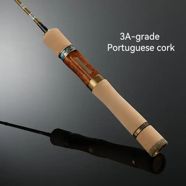 Caña de pescar YUQIAO Heritage: Toray japonés 24T + 30T fibra de carbono 3A agarre de corcho portugués asiento de carrete de cedro canadiense ligero Du - imagen 4