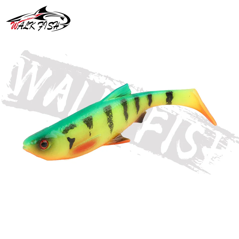 WALK FISH señuelo suave de goma, plantilla de lubina Artificial, Wobbler de silicona, 6g, 19g, 56g - imagen 3