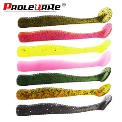 Jig Wobbler vinilo 8cm 3g – Señuelo blando para lubina aroma camarón