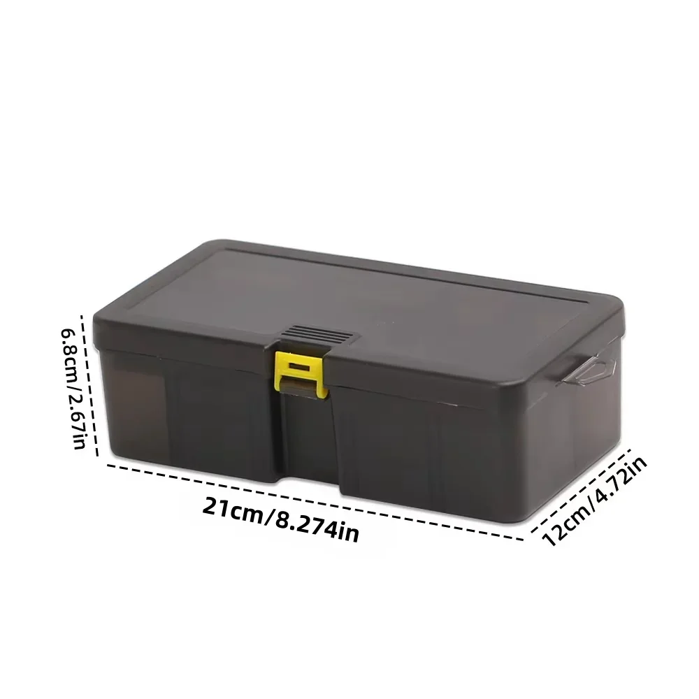 Caja de equipo de pesca de gran capacidad, accesorios de pesca, caja de almacenamiento de herramientas, gancho, cebo, caja de señuelos, organizador de suministros de pesca