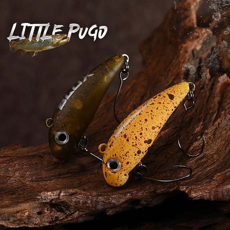 BLUX Little POGO 33MM 38MM tapón de hundimiento sin labios señuelo de pesca Crankbait flujo área trucha plástico Artificial lápiz cebo aparejos - imagen 3