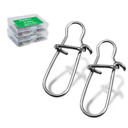 Barrel Swivel acero inoxidable – Giratorio para señuelos de pesca