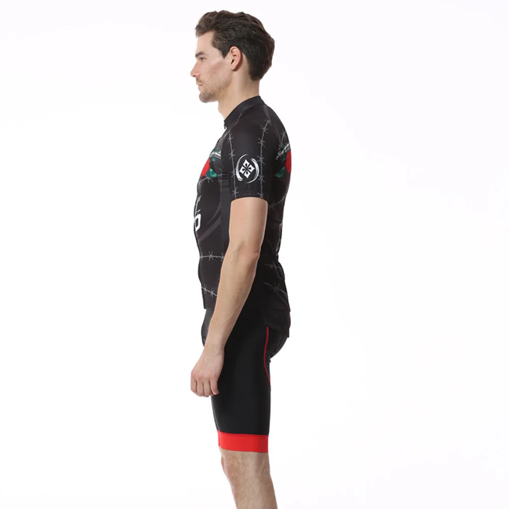 Conjunto jersey ciclista de secado rápido y culotte acolchado - imagen 5