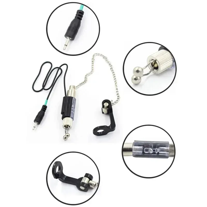 Alarma de Pique con Flash y Tensor para Pesca de Carpa - imagen 2