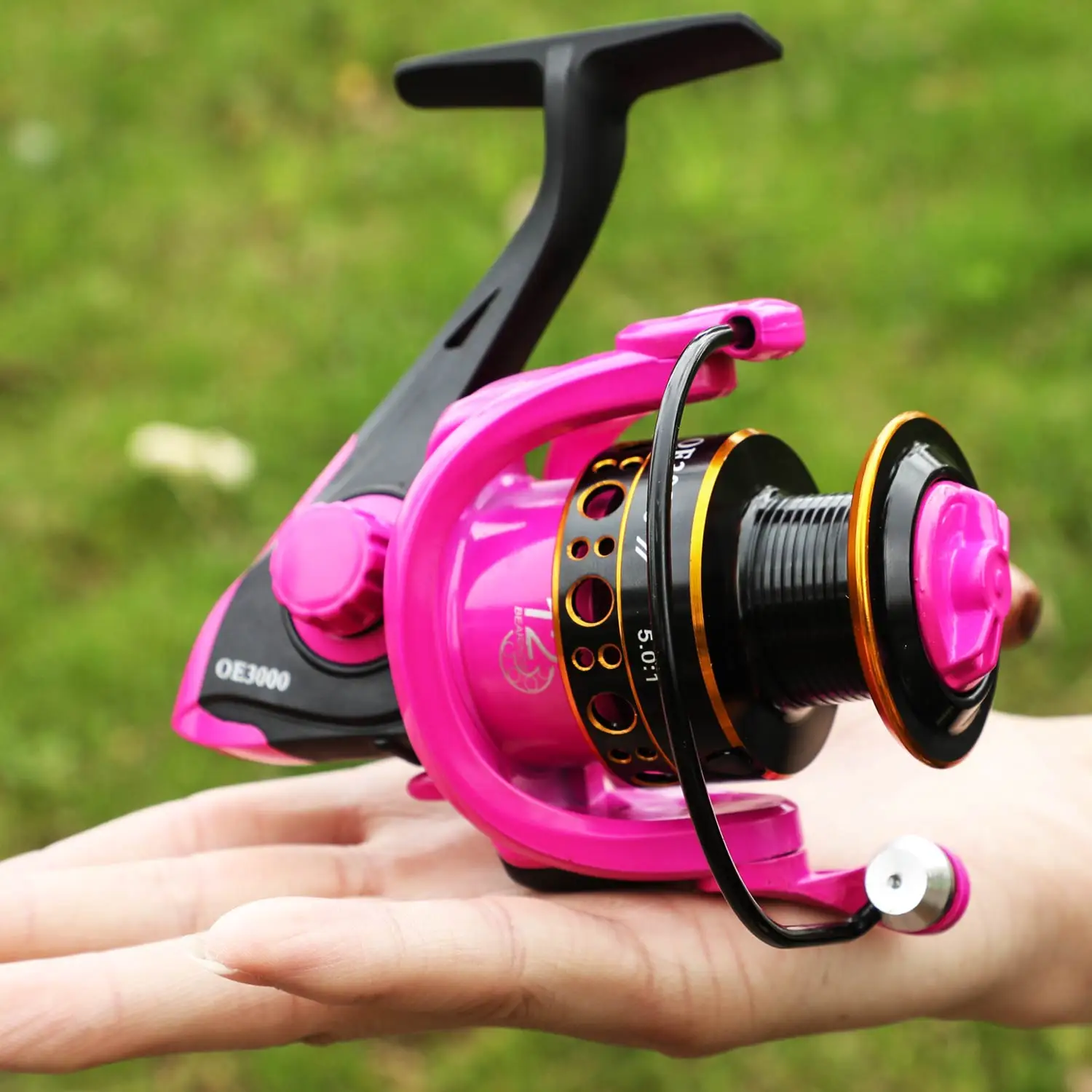 Sougayilang Carrete Spinning 12BB 5.0:1 – Agua Dulce Lubina Carpa - imagen 4