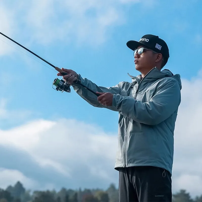 SHIMANO 2024 nuevo LEONIS 2 secciones supercast caña de fundición señuelo máximo 28g caña de pescar de carbono C14 + HI-POWER X para agua dulce - imagen 4