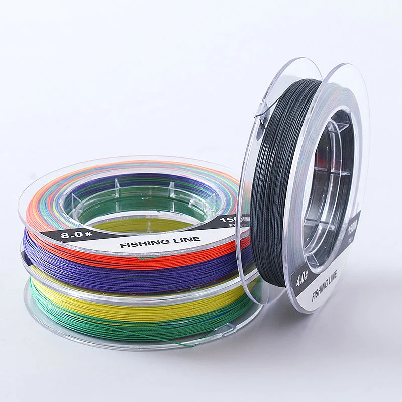 Sedal de pesca súper fuerte de 150m, 8 hilos trenzados antimordedura, línea principal para peces de mar, línea secundaria genuina - imagen 4