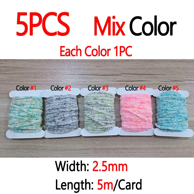5pcs Mix Color