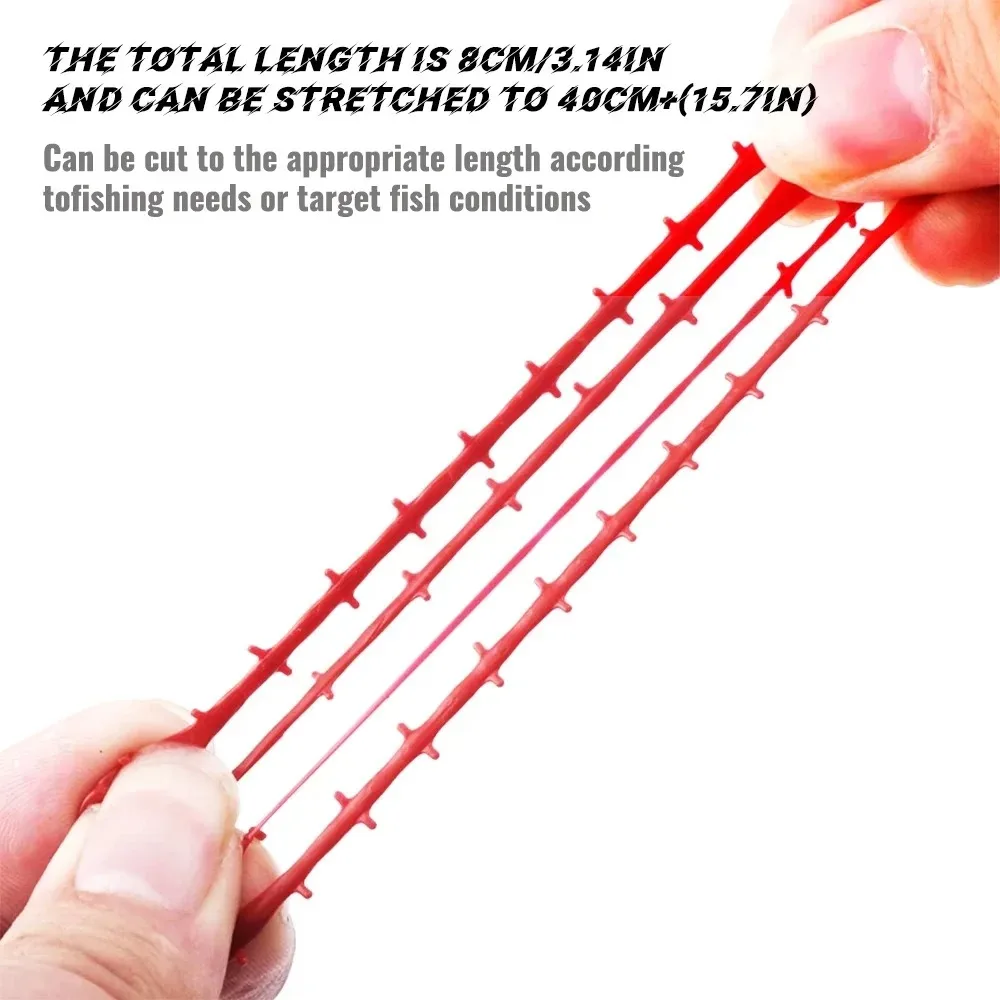 TPR 10 piezas 80mm simulación arena gusano de seda cebo de pesca mar gusanos de arena cebo suave cebo de gusano rojo cebos simulados cebos biónicos - imagen 3