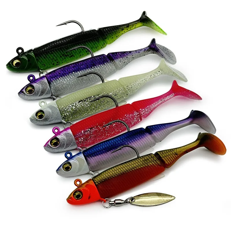 Jig Head con cola de silicona – Señuelo jigging para lucio y lubina