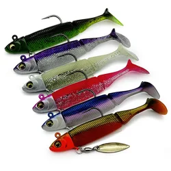 Jig Head con cola de silicona – Señuelo jigging para lucio y lubina