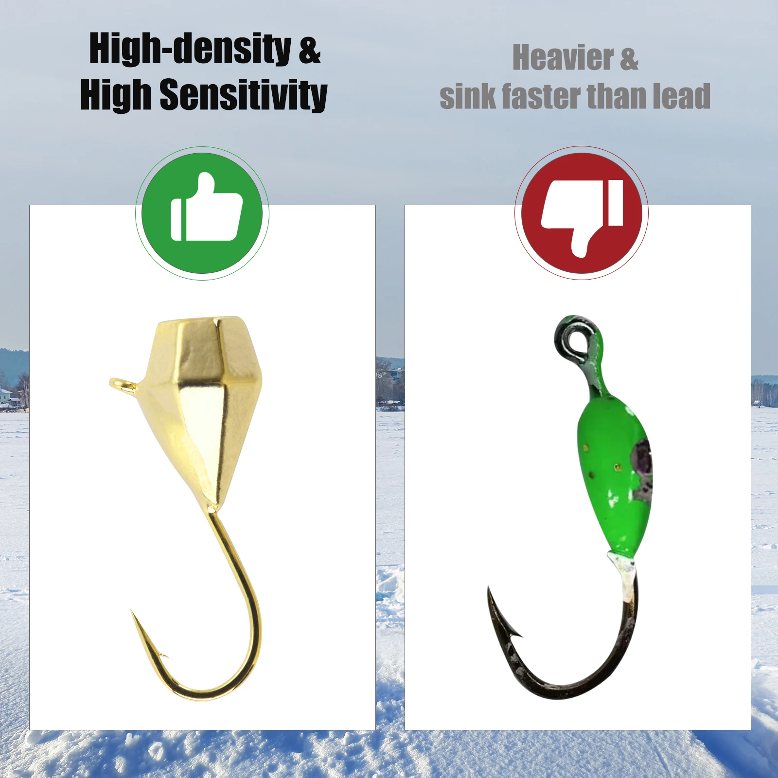 Goture 8 piezas de cebo duro pequeño de pesca 0,5-2 g con 10 #   14 #   Anzuelos Minnow fish anzuelo único jig Stream trucha cebo accesorios de pesca - imagen 3