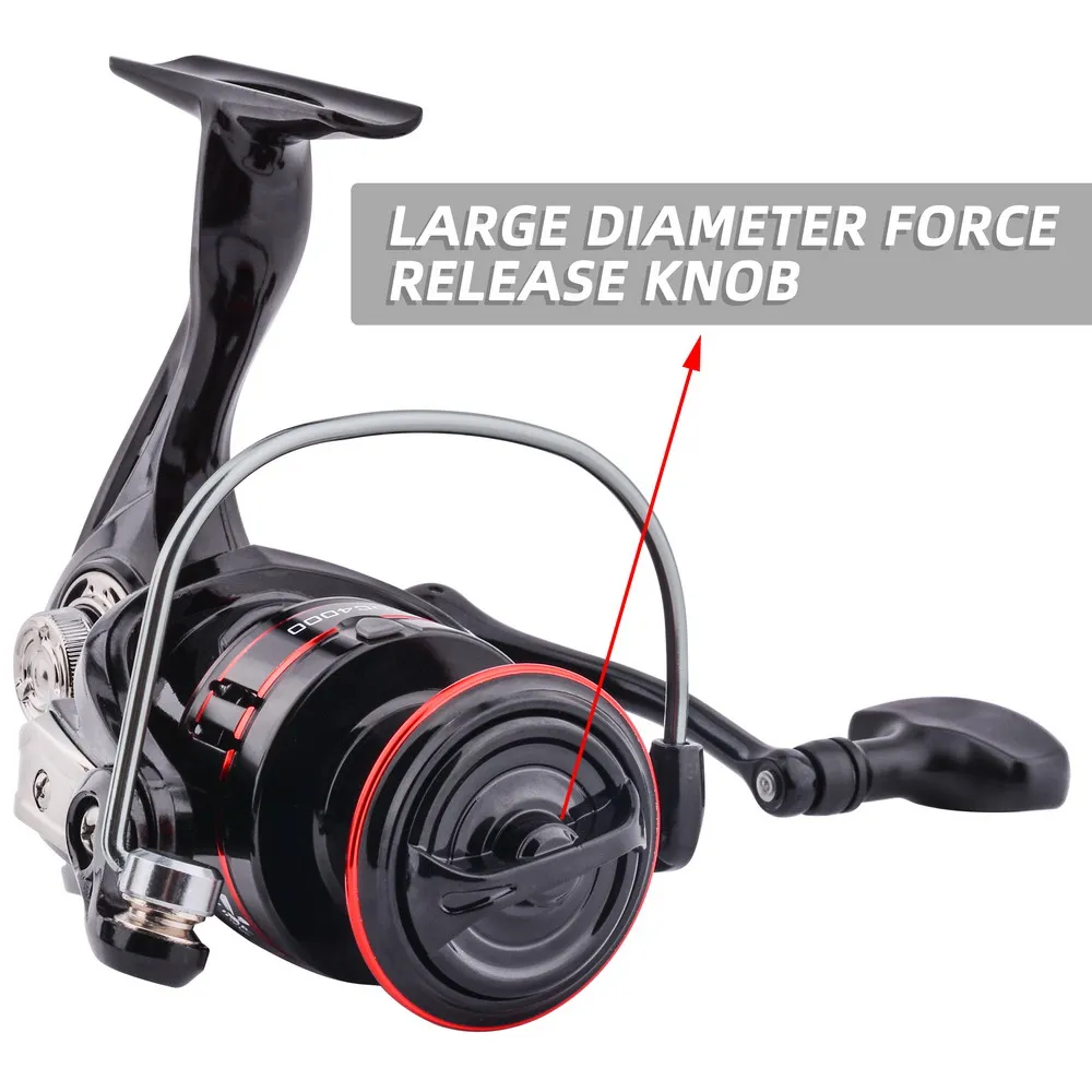 Carrete spinning Aorace Super Light – 8 kg arrastre para carpa - imagen 4