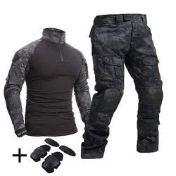 Traje de pesca camuflaje acolchado para hombre