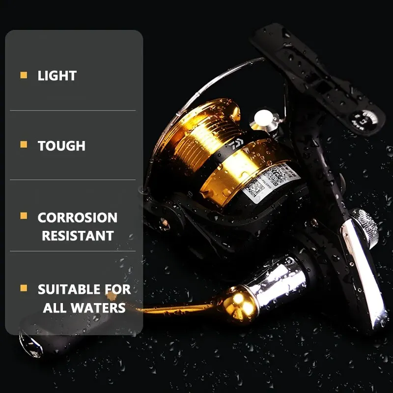 2023 DAIWA RS carrete de pesca giratorio 500 1000C 2500 3000C carretes de pesca 5KG/10KG potencia 5,3:1/6,2:1 carretes giratorios de agua de mar - imagen 4