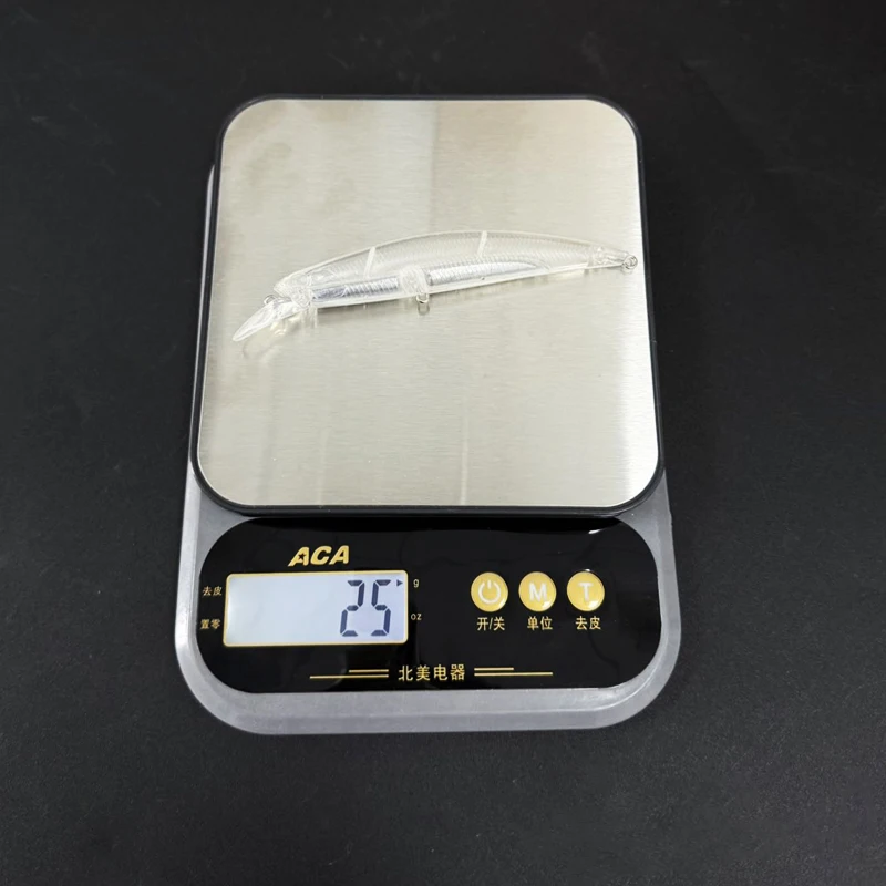 20 piezas señuelos de pececillo sin pintar, 110mm, 25g, cebo que se hunde de peso pesado, cebo de pesca de largo alcance para lubina, cebo Artificial Twitch - imagen 3