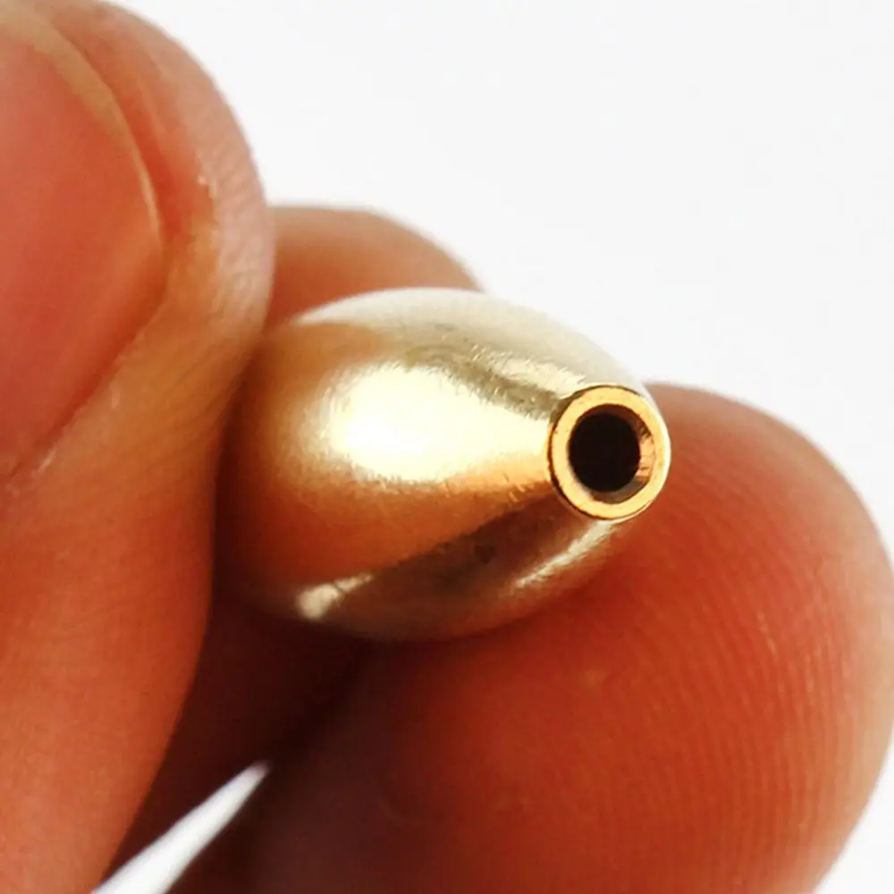 Accesorios de pesca de plomo de cobre, aparejos de pesca, 3,5g,5g,7g,10g,12g,14g,17g,21g, lote de 5 unidades - imagen 4