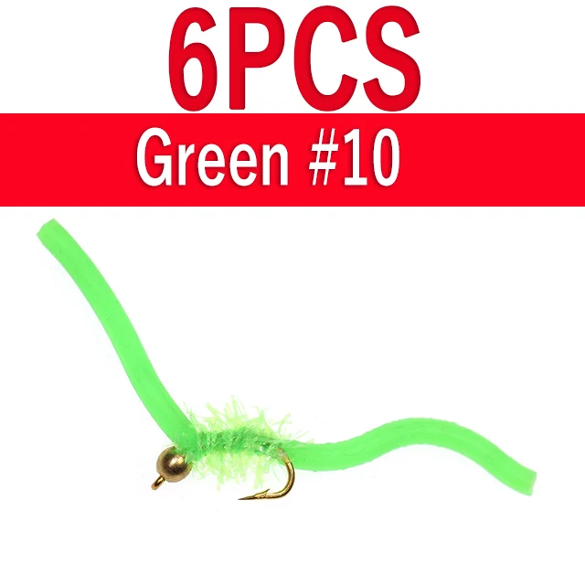 6pcs green