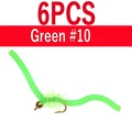 6pcs green