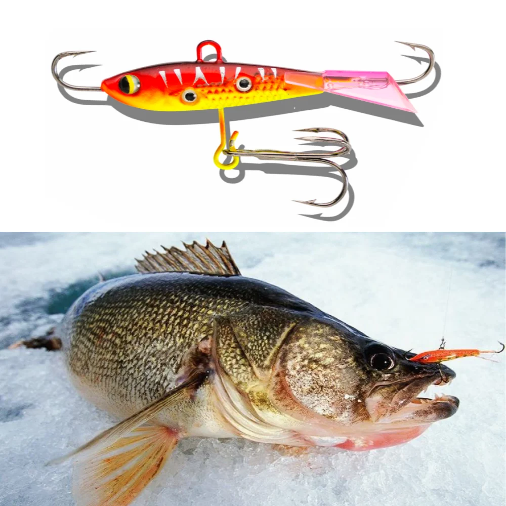 TSUYOKI-señuelo de Jigging Rap para equilibradores Walleye, plantilla de pesca en hielo, Wobblers para trucha, lubina, perca, carpa, equilibrador de pesca de invierno - imagen 2