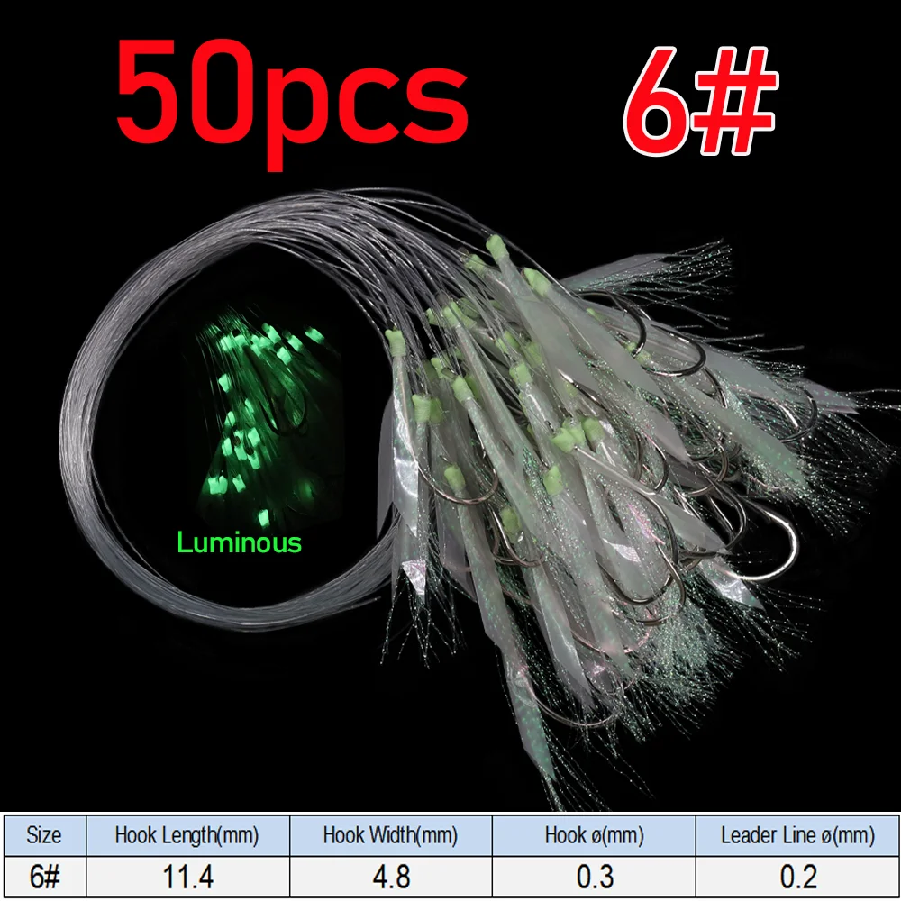 50pcs size 6