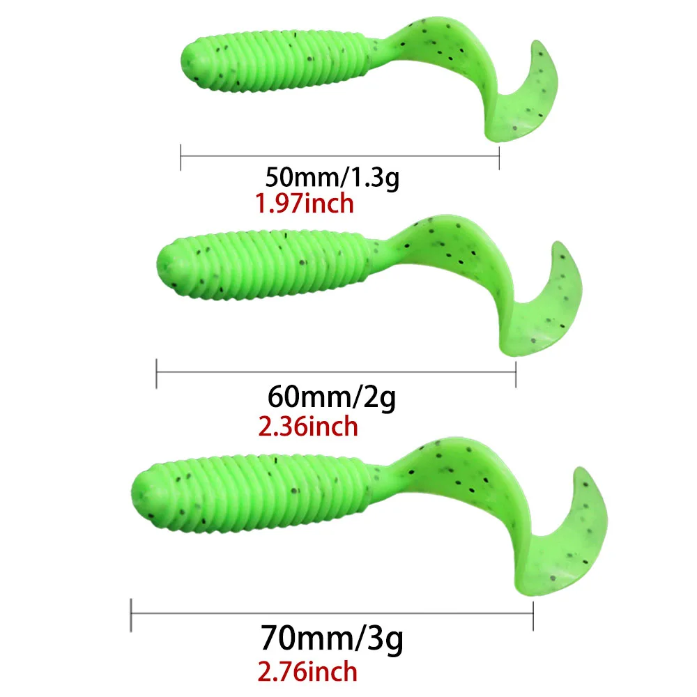 Cebos blandos de 1-150 Uds., cebo de pesca Artificial, cebos de peces falsos, señuelos de silicona Wobbler para suministros de pesca, nuevo Kit de productos - imagen 2
