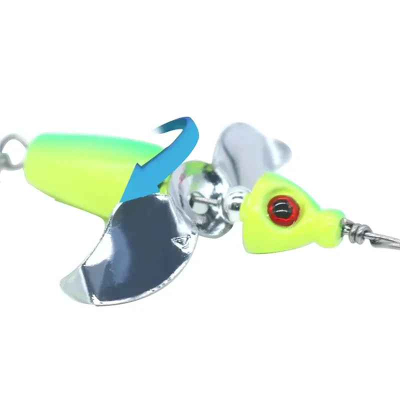 TAKEDO LX04 Señuelo Spinner Wobbler para lubina y trucha