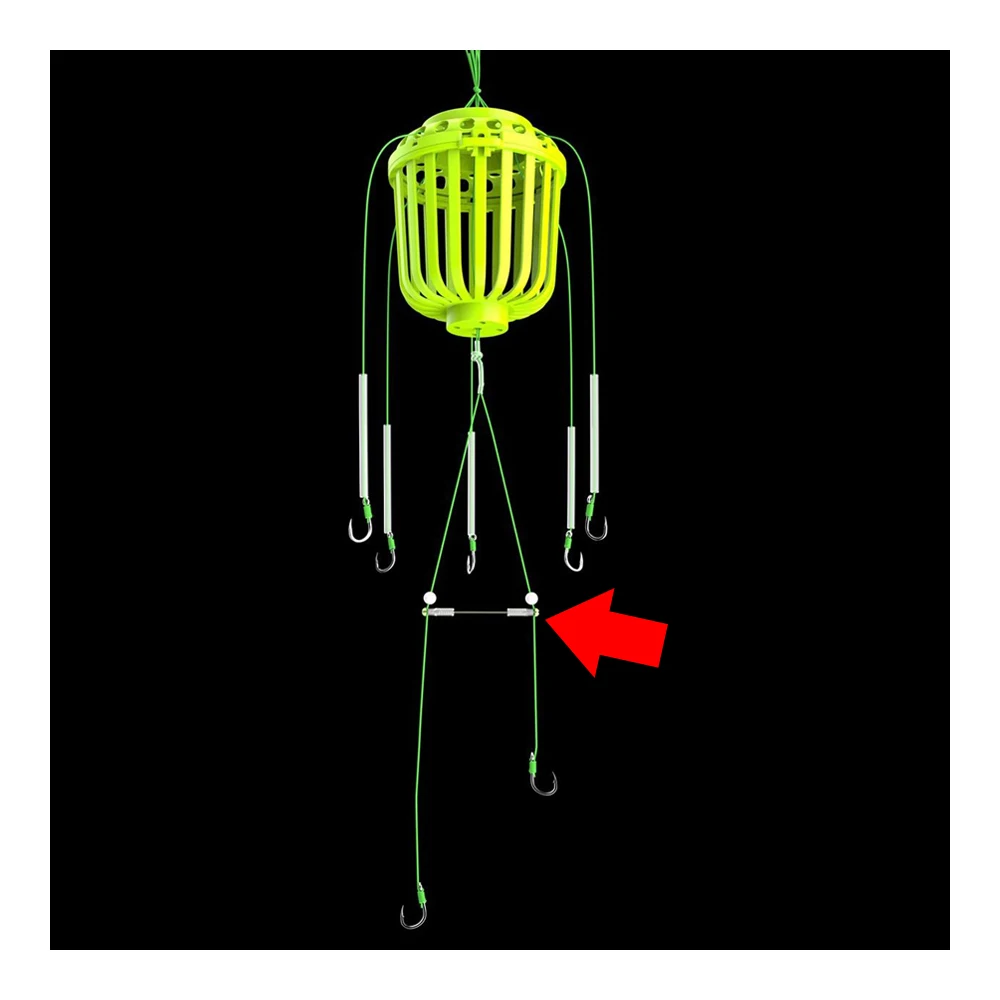 Dispositivo de bifurcación sublínea de 10 piezas de distancia fija, divisor de gancho de silicona, antibobinado - imagen 4