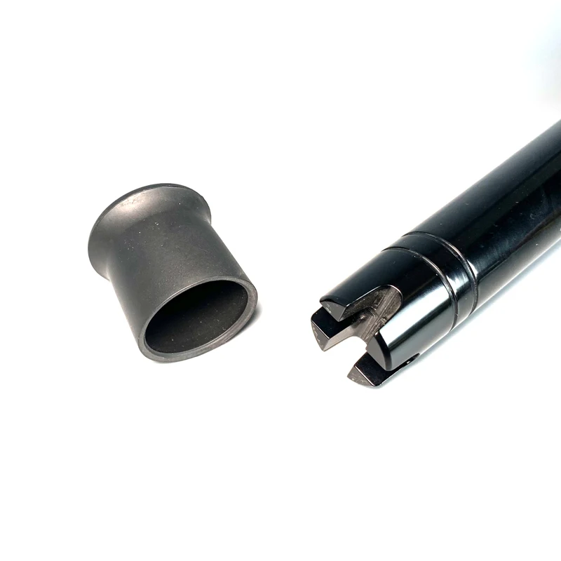 Balanzze-Caña de curricán de pesca en el mar, caña de juego grande con mango recto doblado, resistente en agua salada, 6 pies, 100 libras, 3 + 1 guías - imagen 4