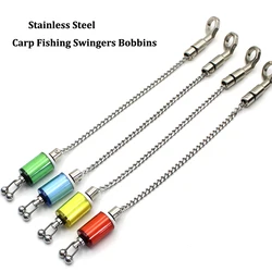 Alarma de carpa con cadena acero inoxidable para pesca nocturna