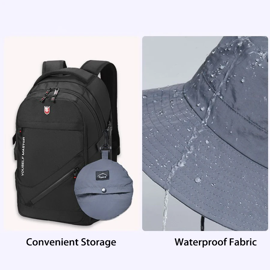 Sombrero de Sol de secado rápido para mujer, gorro de pesca ligero, impermeable, con protección, ala ancha, 1 piezas - imagen 5