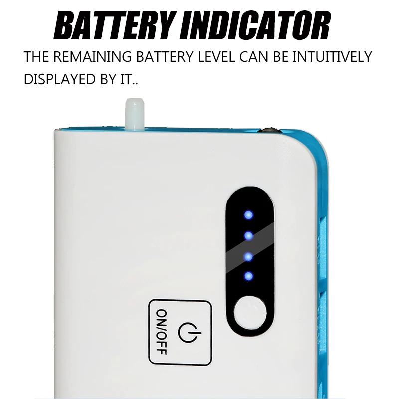 WEIHE Mul Bomba de oxígeno multifuncional Bomba aeróbica portátil con batería recargable - imagen 4