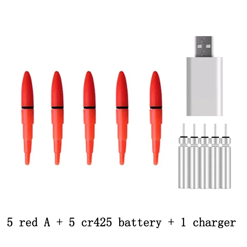 red A and 1 charger