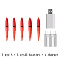 red A and 1 charger